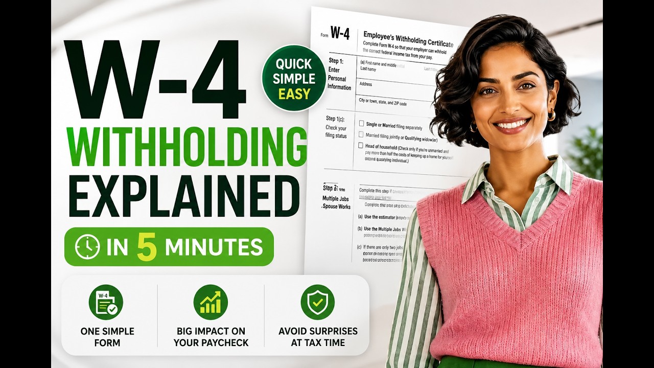 W 4 Withholding Explained in 5 Minutes