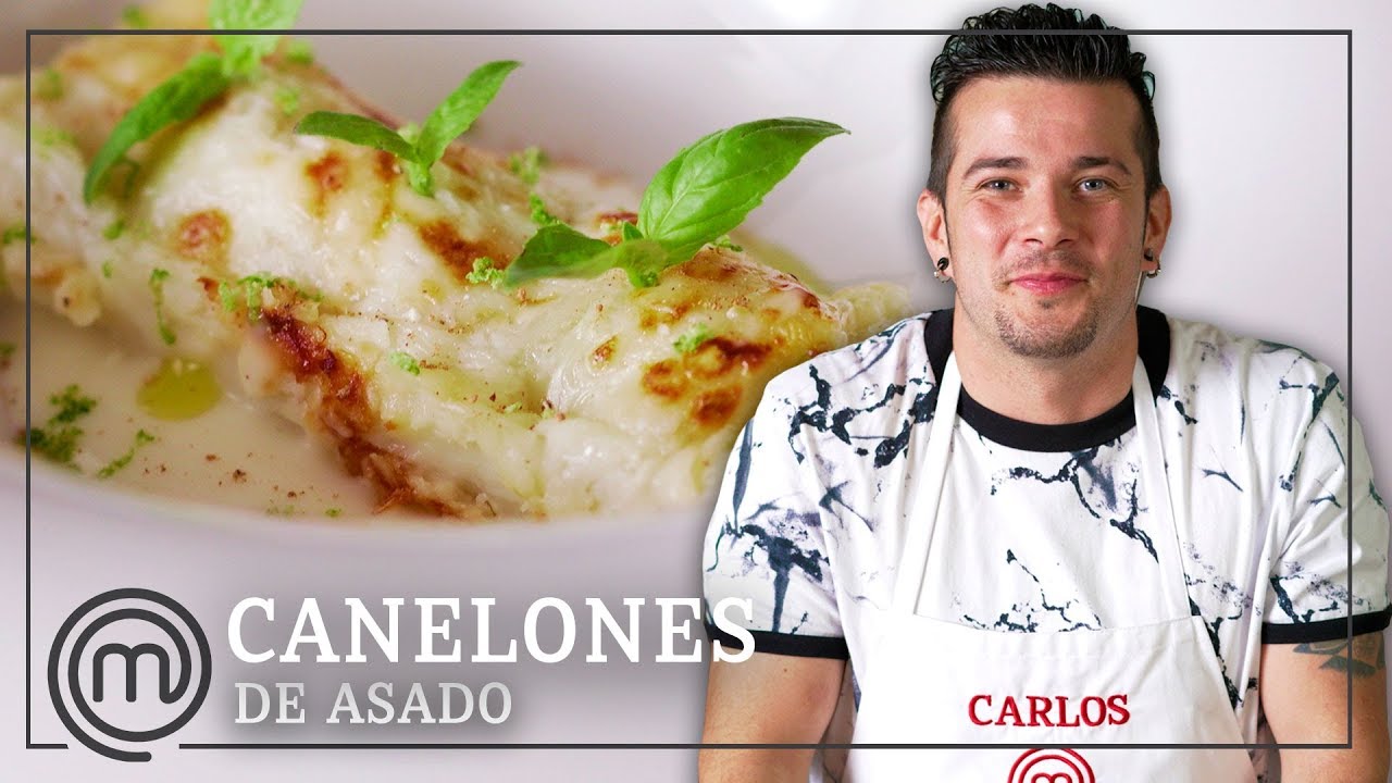 Canelones de asado de carne | Receta paso a paso con Carlos de MASTERCHEF 3