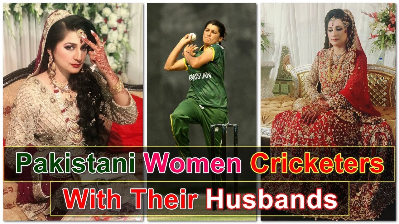 Pakistani Women Cricketers With Their Husbands || Pakistani Married Women Cricketers