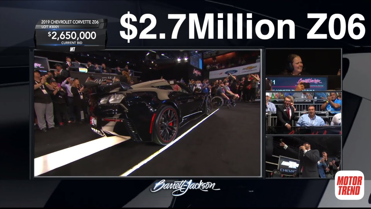 The Last Built C7 Z06 Corvette Sells for 2.7 Million! - BARRETT-JACKSON