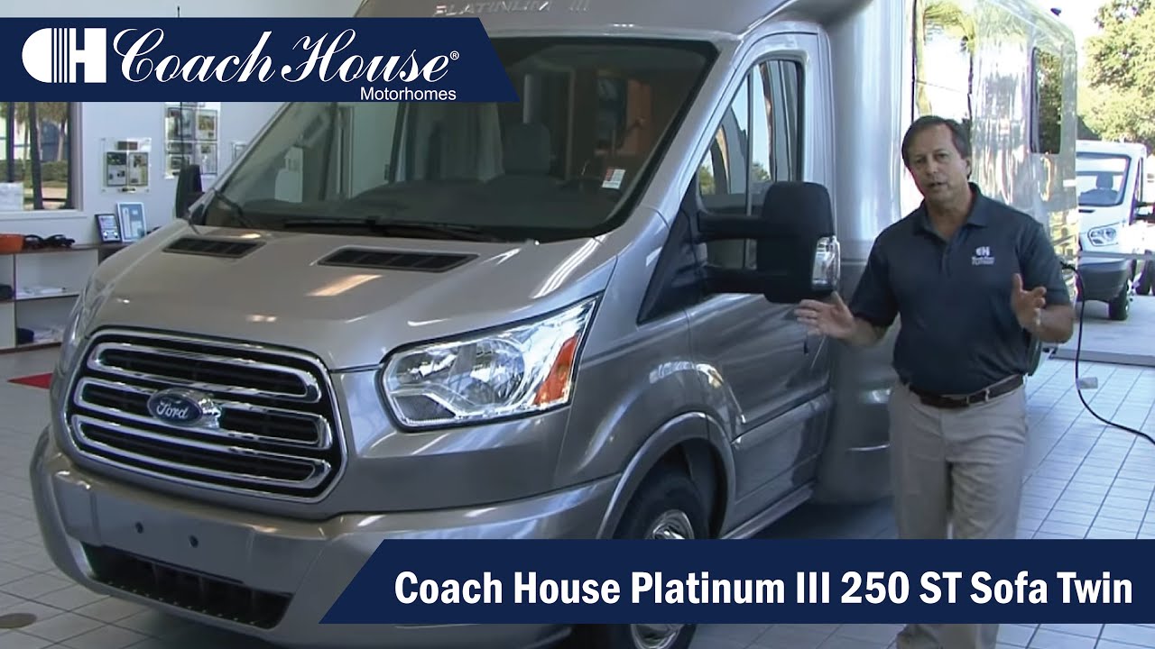 Coach House Platinum III 250 ST Sofa Twin | New Transit Chassis Luxury Motorhome