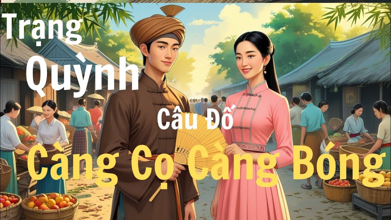 Cô gái trẻ ngượng đỏ mặt khi nghe câu đố của Trạng Quỳnh!