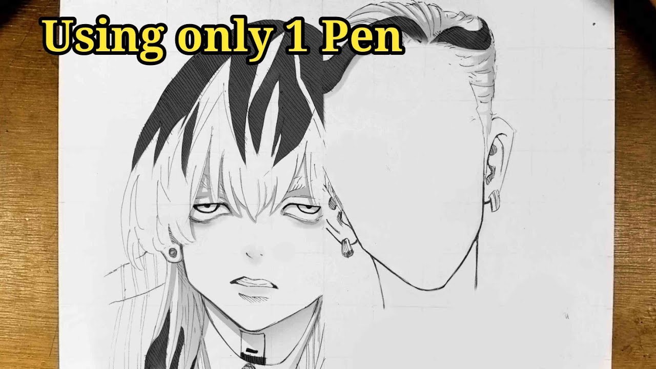 How to Draw RAN & RINDO [Haitani Brothers] From Tokyo revengers