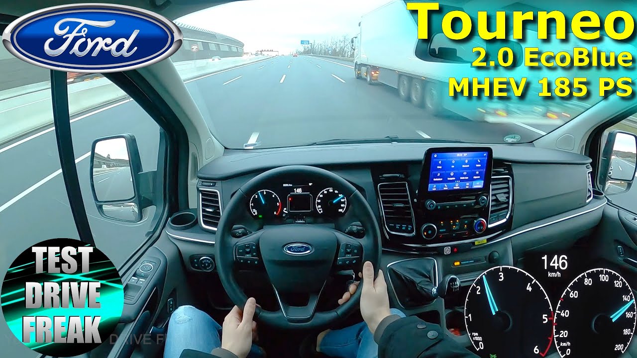 2022 Ford Tourneo Custom 2.0 EcoBlue Mild Hybrid 185 PS TOP SPEED AUTOBAHN DRIVE POV