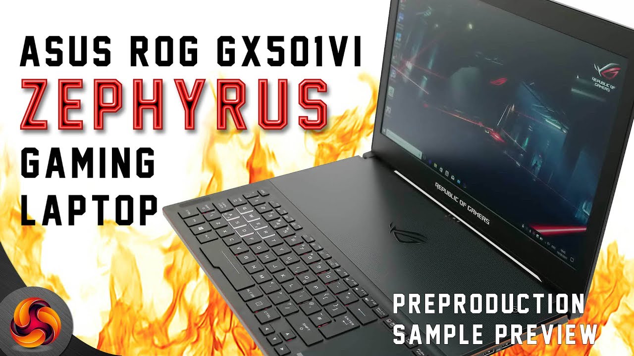 Asus ROG GX501VI Zephyrus (Pre Production) Nvidia MAX-Q Gaming Laptop Preview (4k60)