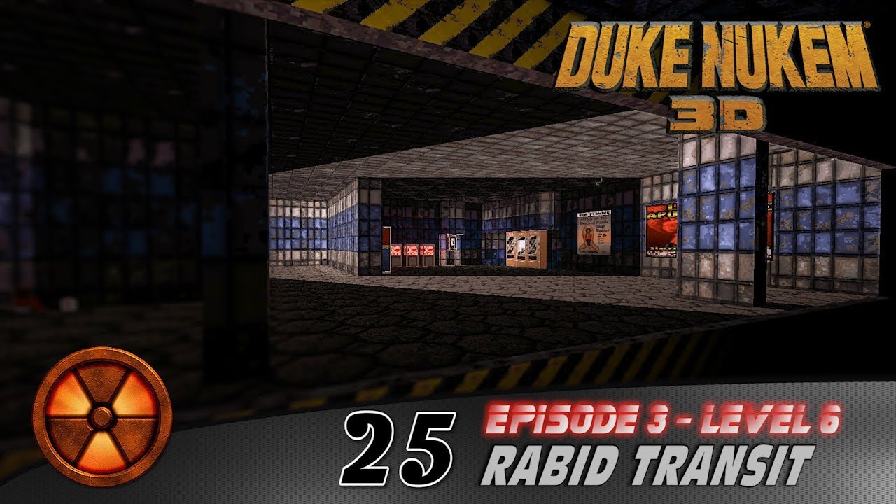 Duke Nukem 3D: 25 - Rabid Transit - All Secrets (E3L6)