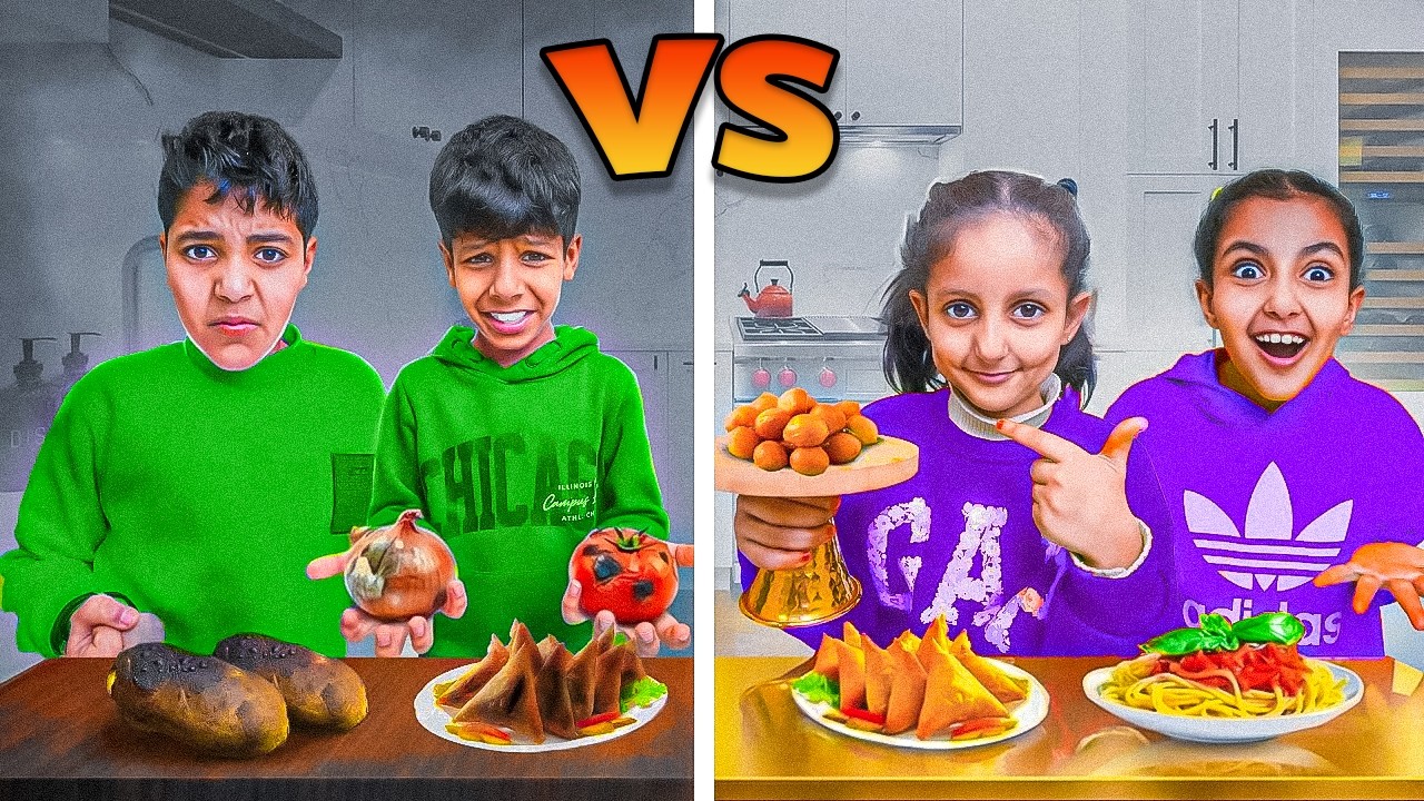 البنات ضد العيال مين يسوي افضل فطور برمضان!!
