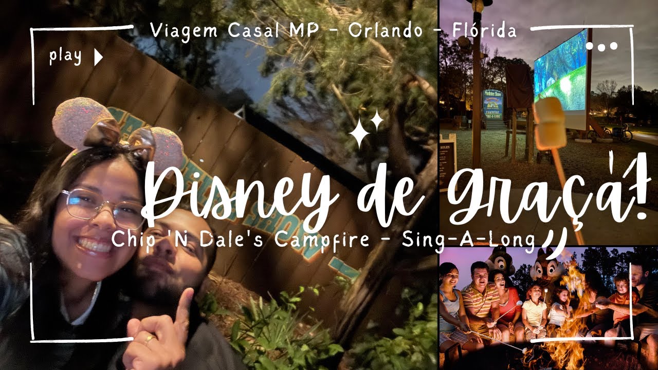 PASSEIO GRÁTIS DA DISNEY - Chip 'N Dale's Campfire - ORLANDO - FLÓRIDA