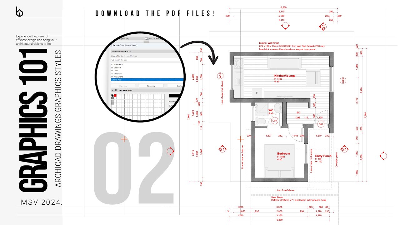 Elevate Your Designs: High-End Floor Plan Graphics in ArchiCAD