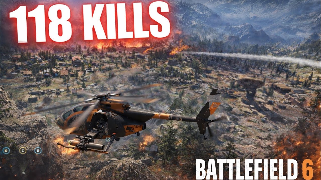 118 Kills with the Little Bird – Battlefield 6 Helicopter Domination