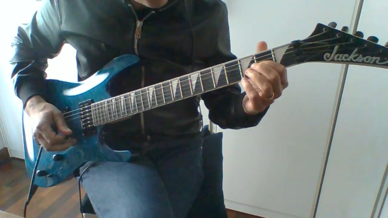 Motley Crue Dancing on glass guitar cover