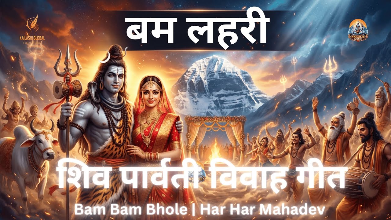 Bam Lahri | Shiv Parvati Vivah Bhajan | Bam Bam Bhole Har Har Mahadev | 🔱बम बम भोले@KAILASHIMUSIC