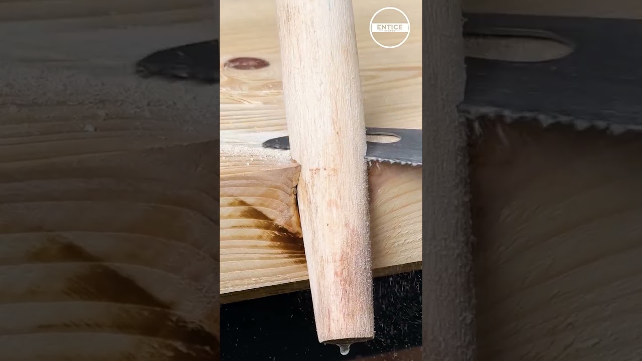 How to repair missing knot using a dowel