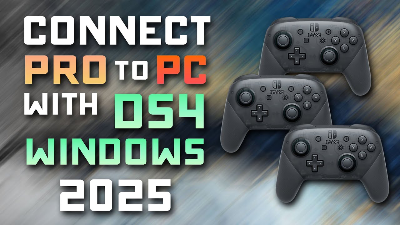 🎮 Как подключить контроллер Switch Pro к ПК с помощью DS4Windows | Пошаговое руководство 2025