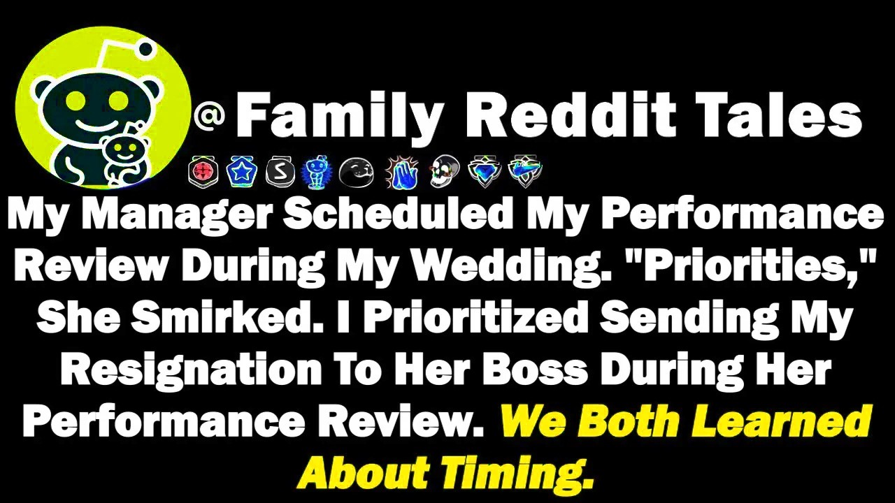 My Manager Scheduled My Performance Review During My Wedding. 
