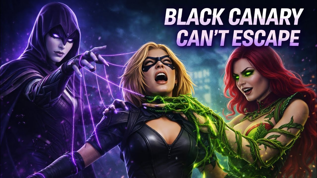 Injustice 2 SR This is Magic - EPI (DMC) &  Raven (Puppet) CONTROL Black Canary | She Can’t Escape 🔥