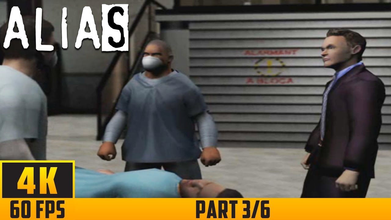 Alias (The video game) - Walkthrough Game (Mission: Asylum) - Part 3/6 (4K 60FPS) No Commentary