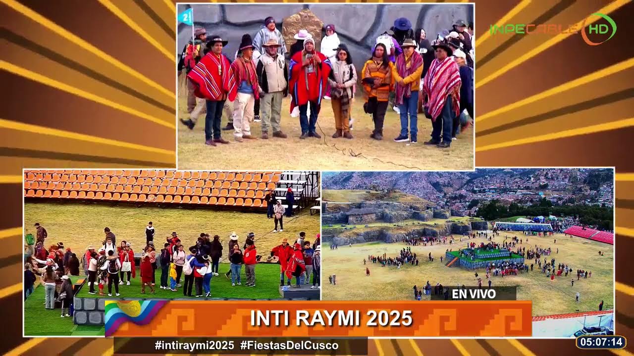 🟠#inpecabletv  ¡Cusco late con fuerza!  Inti Raymi 2025
