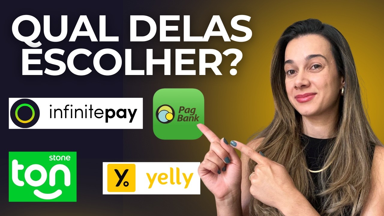 TOP 5 - TON ou PAGBANK ou INFINITEPAY ou YELLY - Comparamos - Qual a MELHOR M&Aacute;QUINA de CART&Atilde;O?