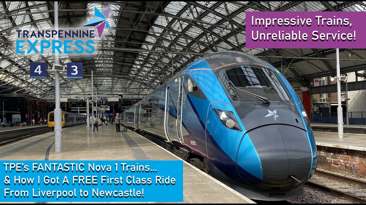 My Train Was So Delayed I Rode it FOR FREE - TransPennine Express' IMPRESSIVE Nova 1 in First Class!