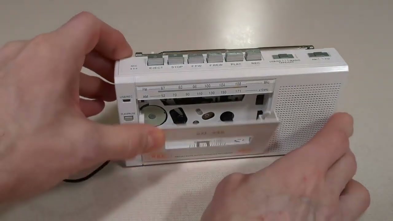 Портативный кассетный плеер, обзор цифрового конвертера кассет в MP3, простой способ оцифровки