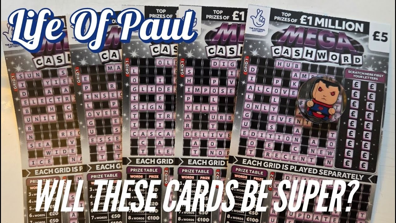 £25 of Mega Cashword Scratch Cards.