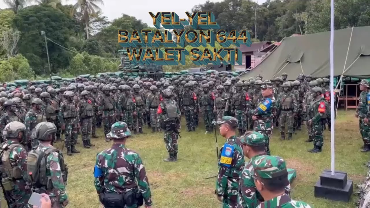 Yel-yel Batalyon 644 Walet Sakti ||Pratugas 2025