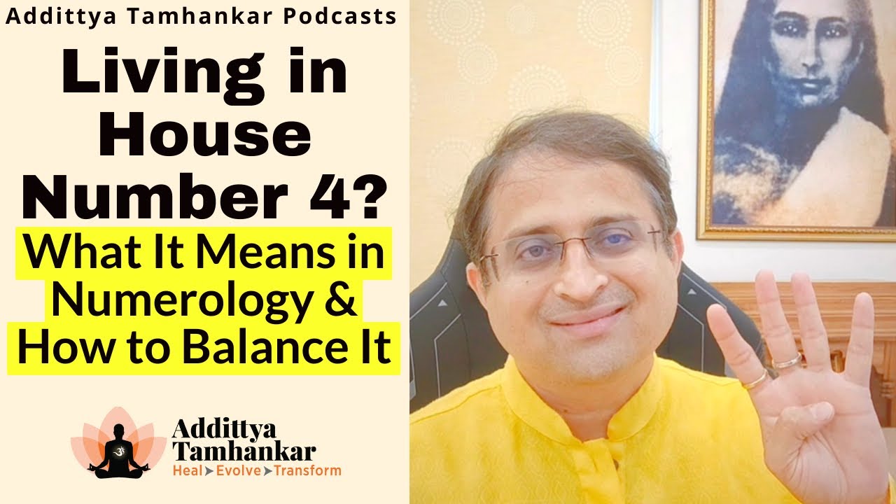 Living in House Number 4? What it mean in Numerology & How to Balance It #numerology #numerologist