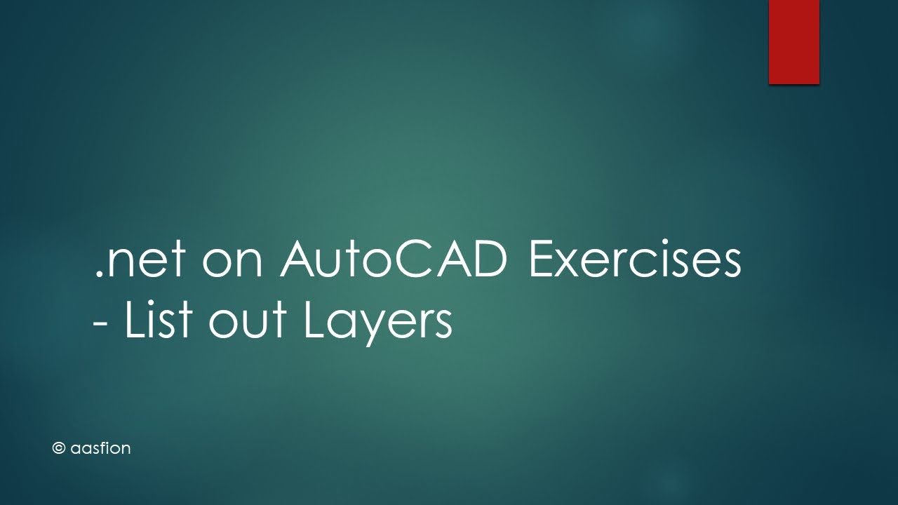 AutoCAD VB.NET Programming