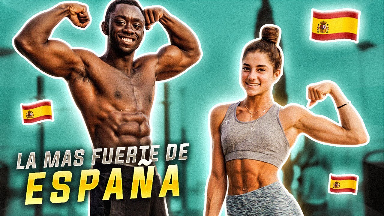 ENTRENANDO CALISTENIA CON LA CHICA MÁS  FUERTE DE ESPAÑA | JORDAN BIOCO Y SOFIA MAUDOS