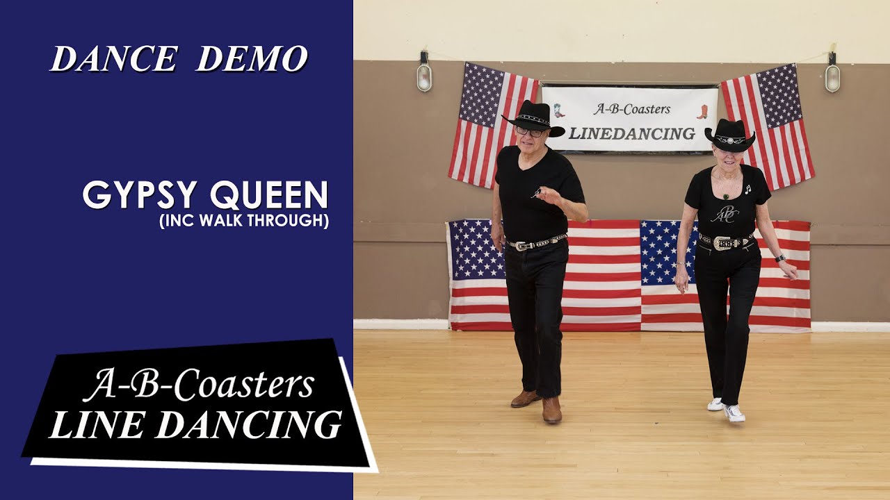 GYPSY QUEEN - Line Dance Demo & Walk Through