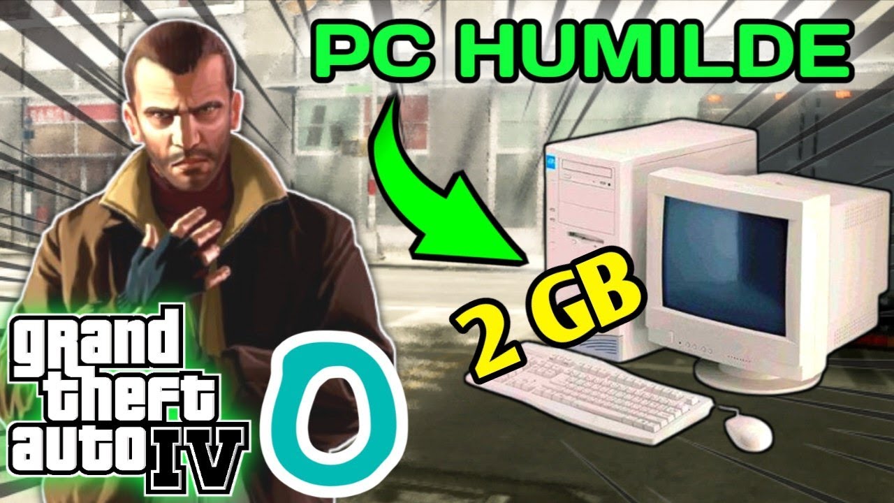 Probé El GTA IV de OPTIJUEGOS en una PC de BAJOS RECURSOS 😱