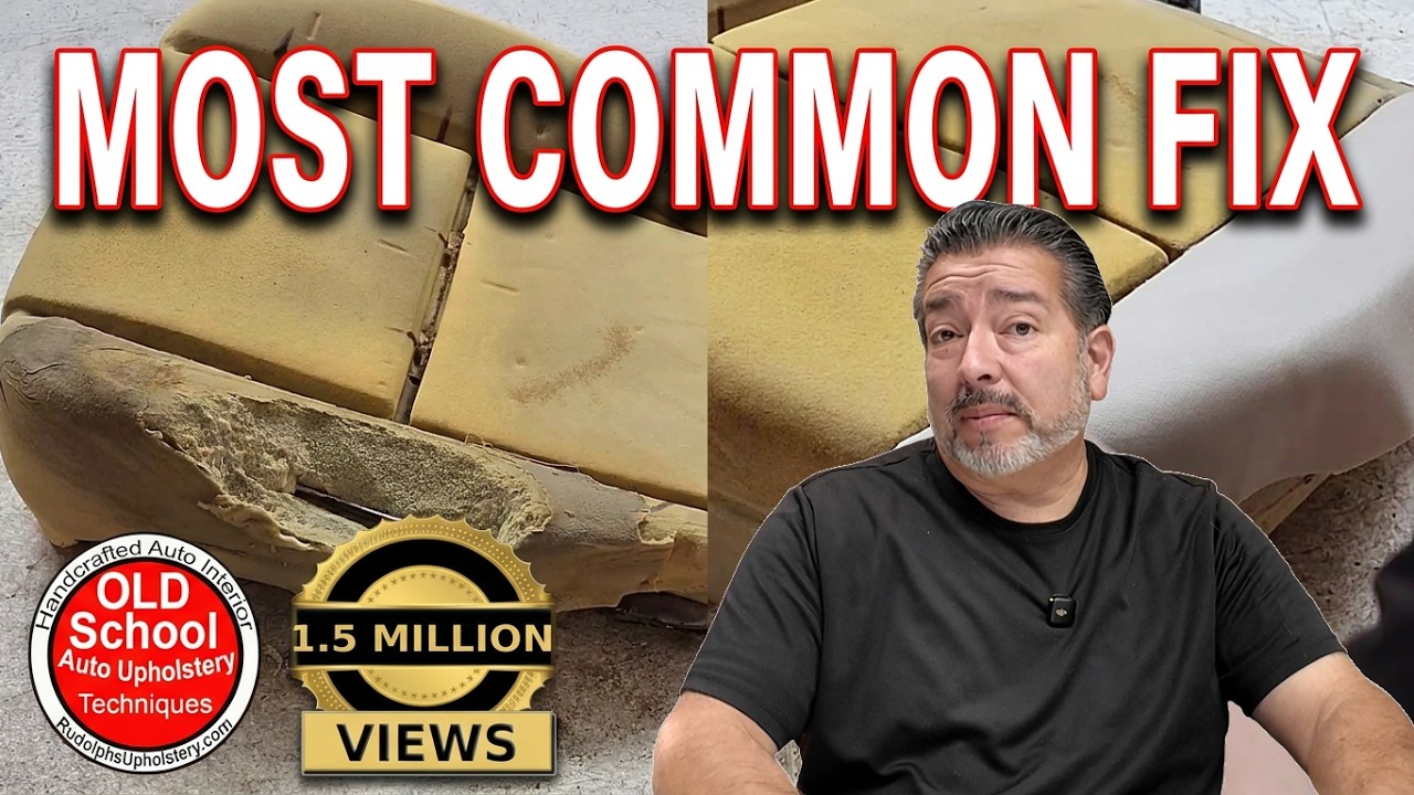 Fix Foam and Reupholster Car Seats Like a Pro | Foam Repair DIY