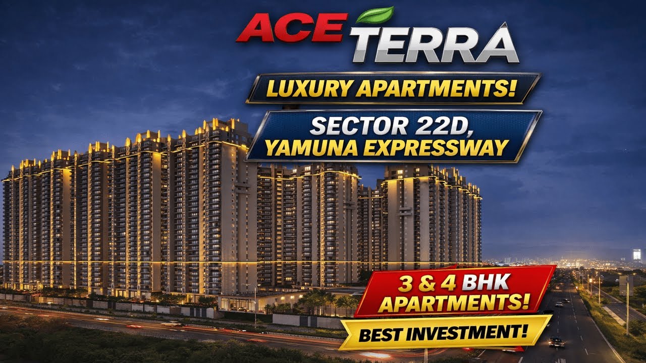 ACE Terra Sector 22D Yamuna Expressway || ACE Terra Yamuna Expressway || Taurus Estate