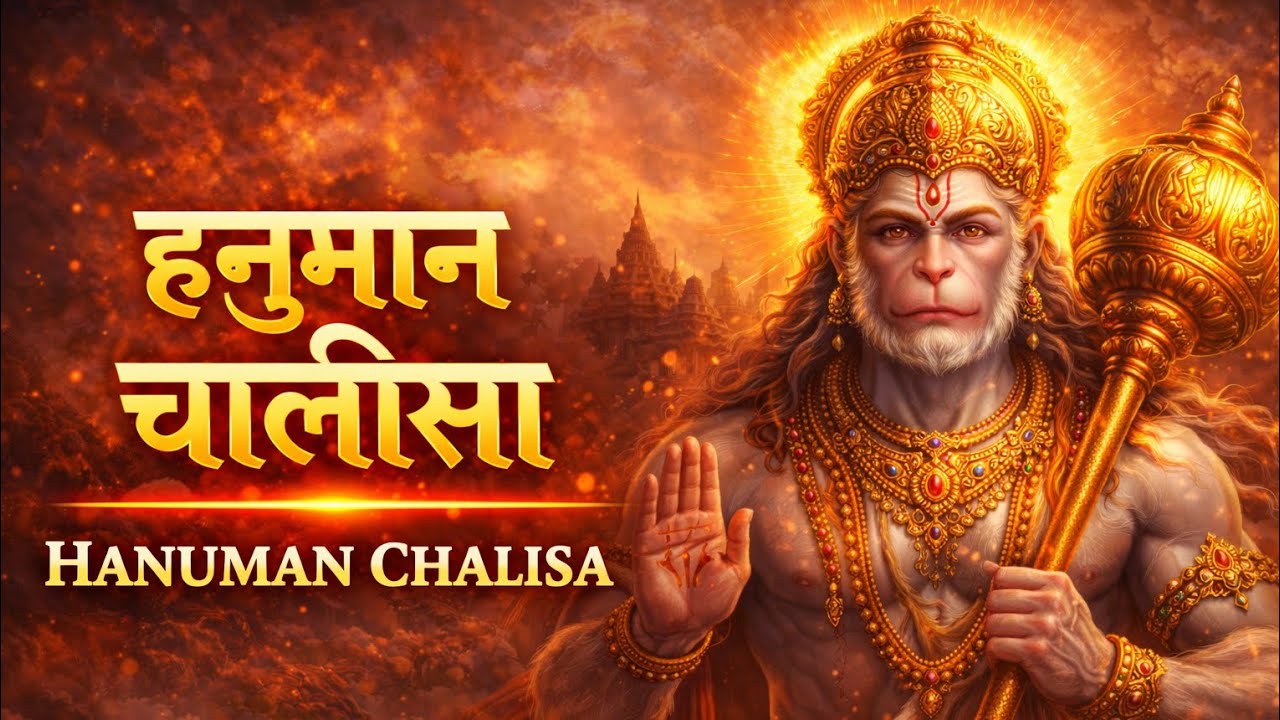 मंगलवार Special || हनुमान चालीसा 🔥 | Hanuman Chalisa | 🚩जय बजरंग बली 🚩| संकट मोचन हनुमान | 