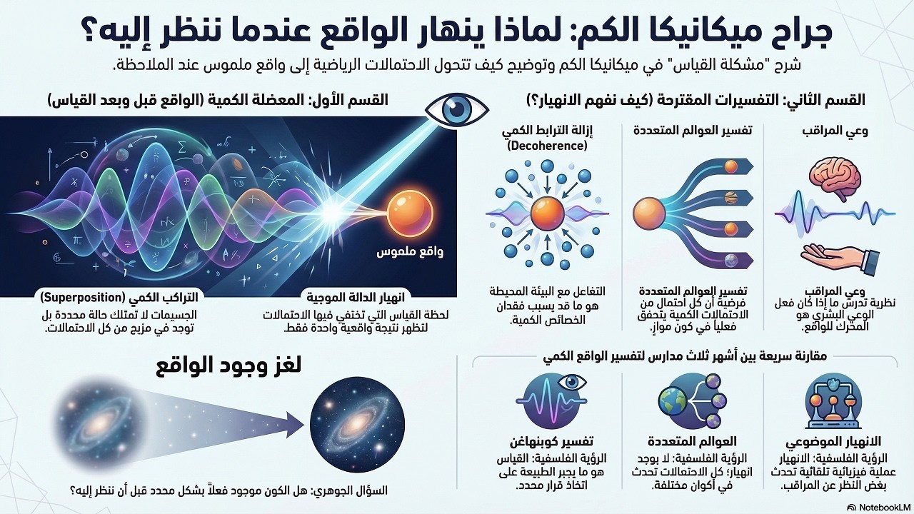 مشكلة القياس. جرح ميكانيكا الكم: لماذا ينهار الواقع عندما ننظر إليه؟