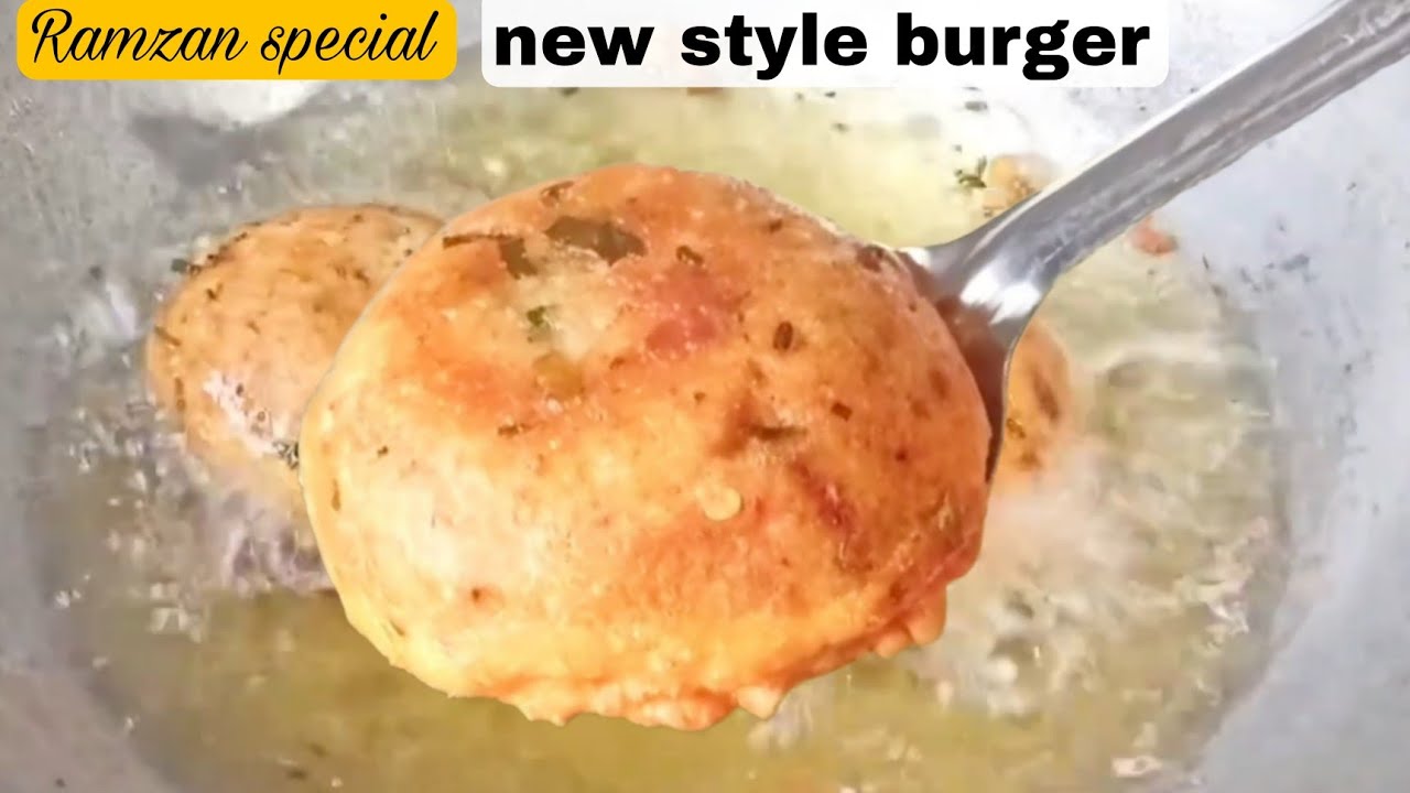 New Style Crispy Soft Burger Recipe | बाहर से क्रिस्पी अंदर से सॉफ्ट😍/burger recipe/new style burger
