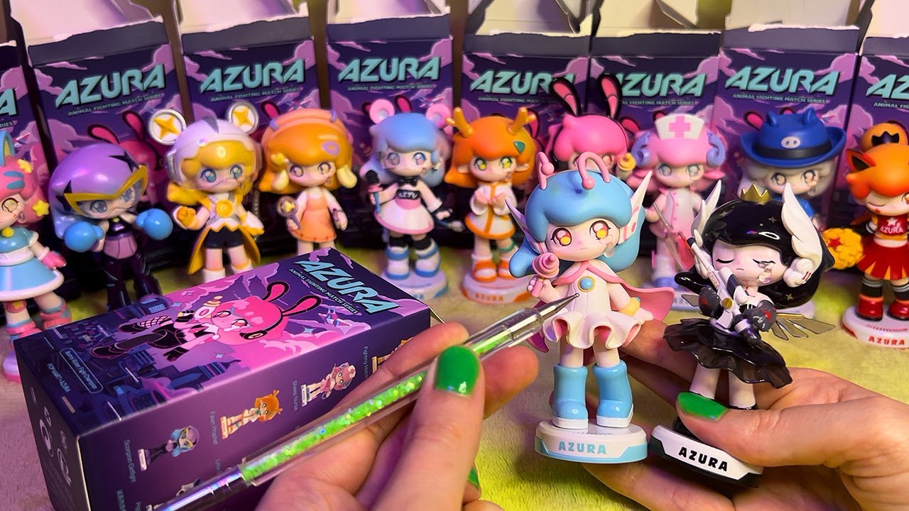 ASMR Unboxing Pop Mart Blind Box Figures (Whispered, Tracing)