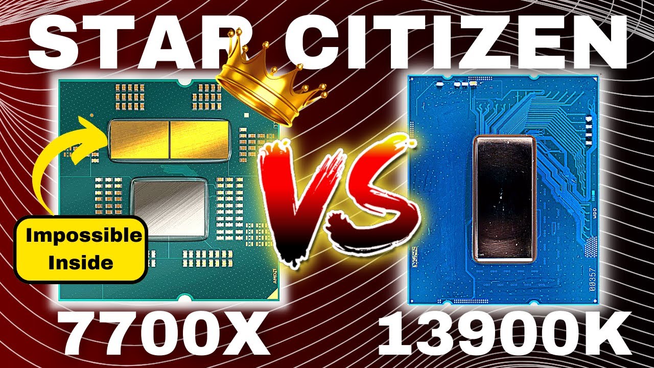 This CPU will save Star Citizen 7700X vs 13900K CPU Benchmark