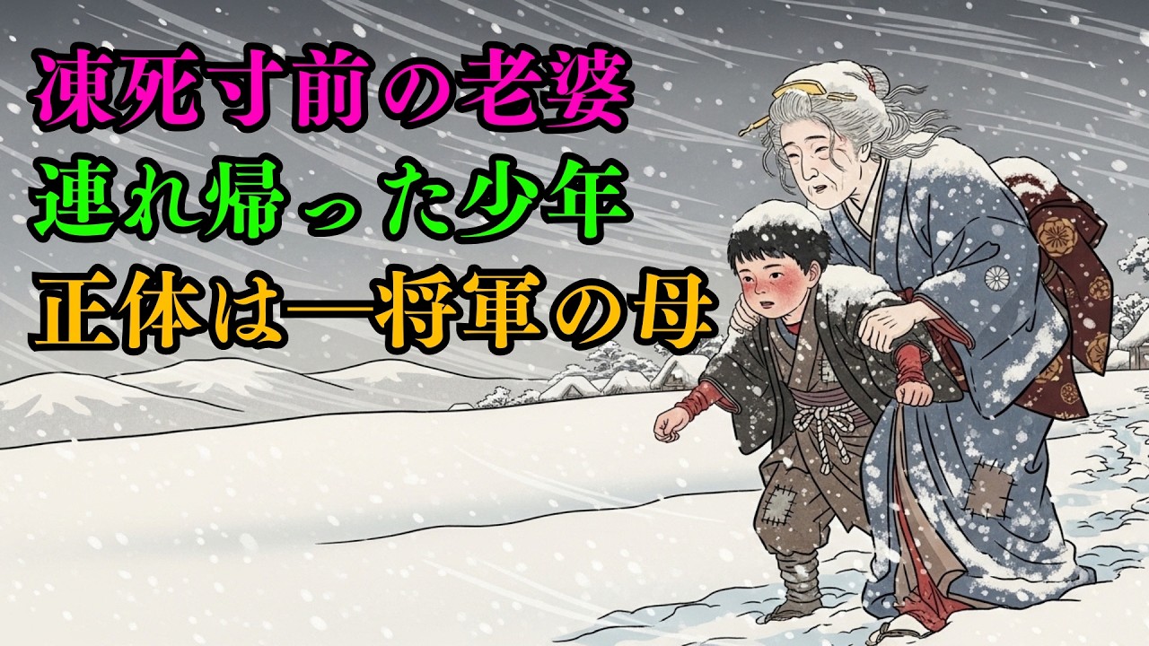 凍死寸前の老婆を連れ帰った孤児。実はその老婆の正体が「将軍の母」だった…村中が震えた衝撃の真相