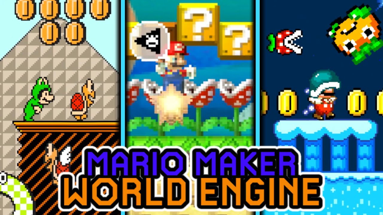 Mario Maker World Engine is ABSOLUTE CINEMA! - Mario Maker Fan Game for PC
