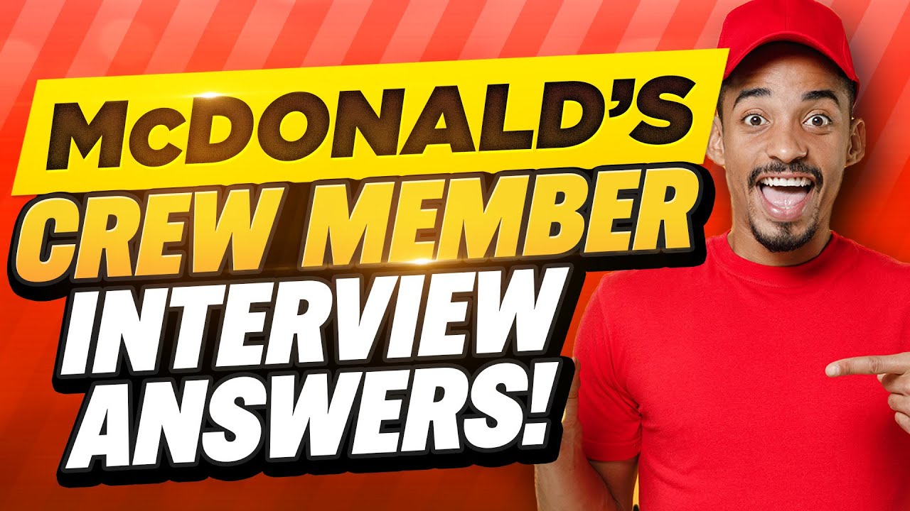 ВОПРОСЫ И ОТВЕТЫ ДЛЯ СОБЕСЕДОВАНИЯ В КОМАНДУ McDonald's! (Как пройти собеседование в McDonald's!)