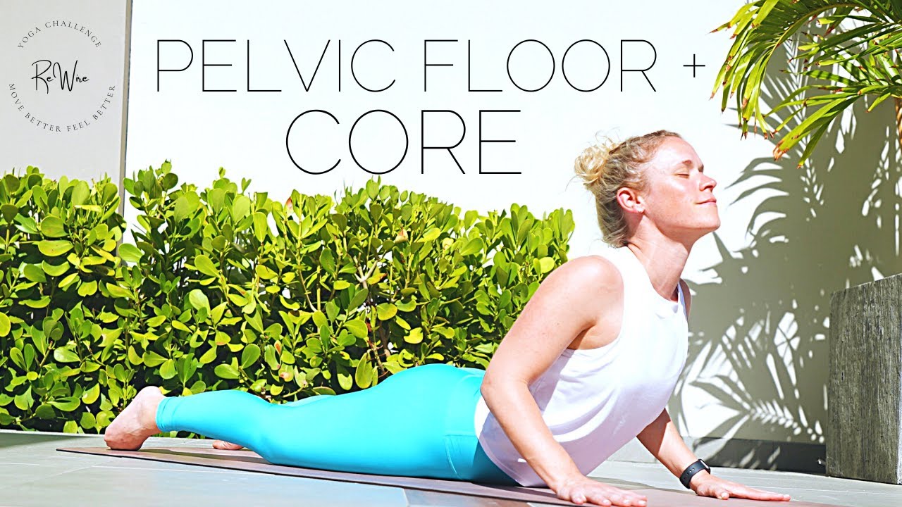 ReWire YOUR CORE & PELVIC FLOOR YOGA CHALLENGE | Pelvic Floor Stretches & Strengthening
