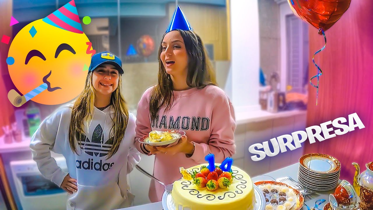 FIZ UMA FESTA SURPRESA PRA LETÍCIA