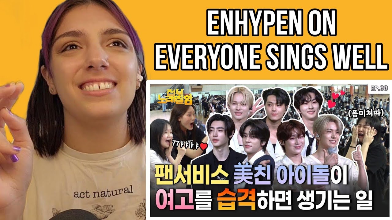 School of Rock. As I came to my sense, ENHYPEN is in my school? Everyone Sings Well Ep.63 | REACTION