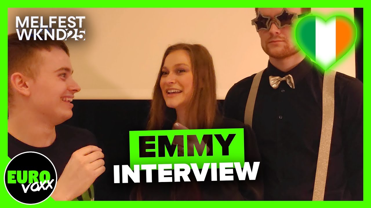 🇮🇪 EMMY - LAIKA PARTY (INTERVIEW) // Melfest Wknd 2025 // Ireland Eurovision 2025