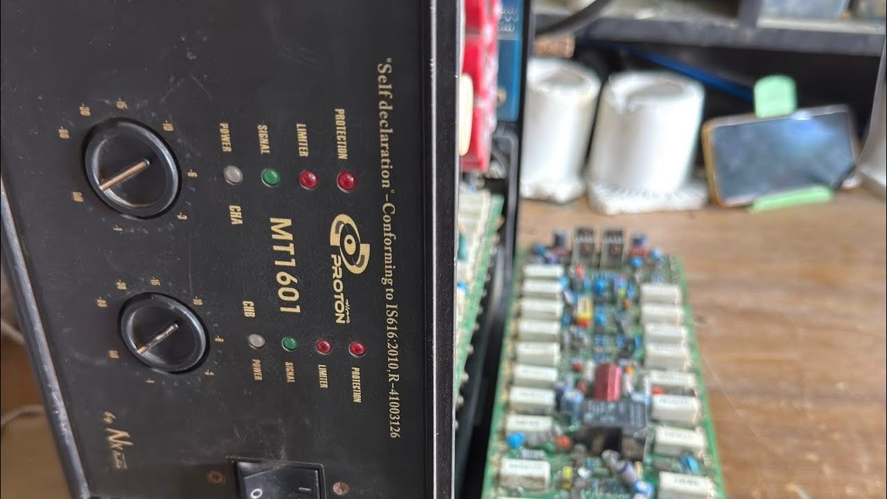 MT 1601 Amplifier repair