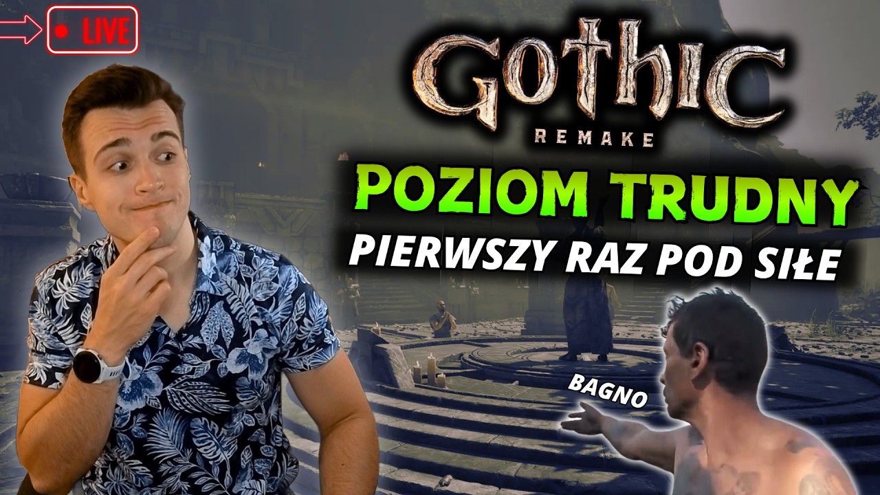🔴 Gothic Remake ⚔️ PONOĆ WZMOCNILI KR&Oacute;LOWĄ...💀 POZIOM TRUDNY #5
