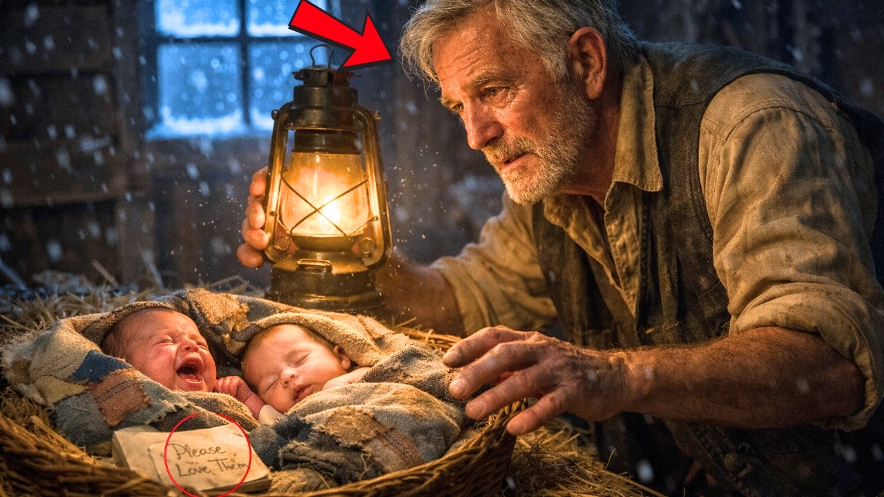 On a Winter Morning, Rancher Discovers Abandoned Twin Babies in His Barn &mdash; The Note Inside Read 