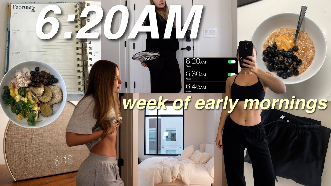 6:20AM WEEK! *locked in* early mornings & workout motivation